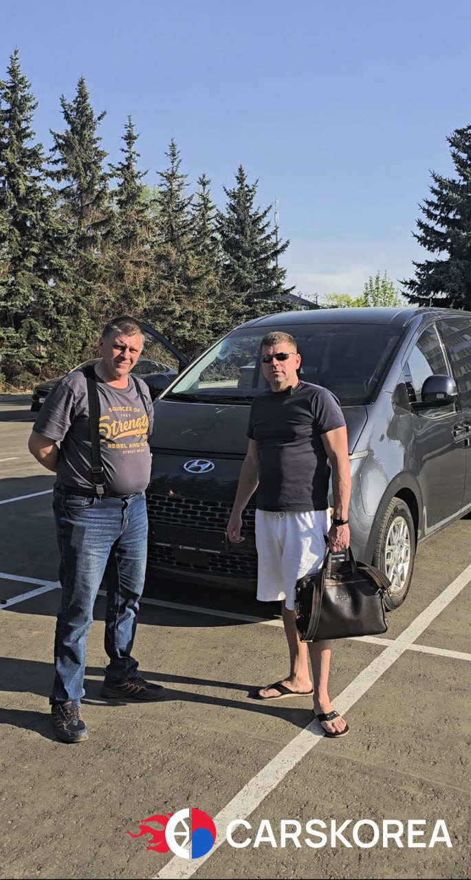 Hyundai Staria Tourer (9 мест), 2021 из Кореи — отзыв клиента Александр и Владимир