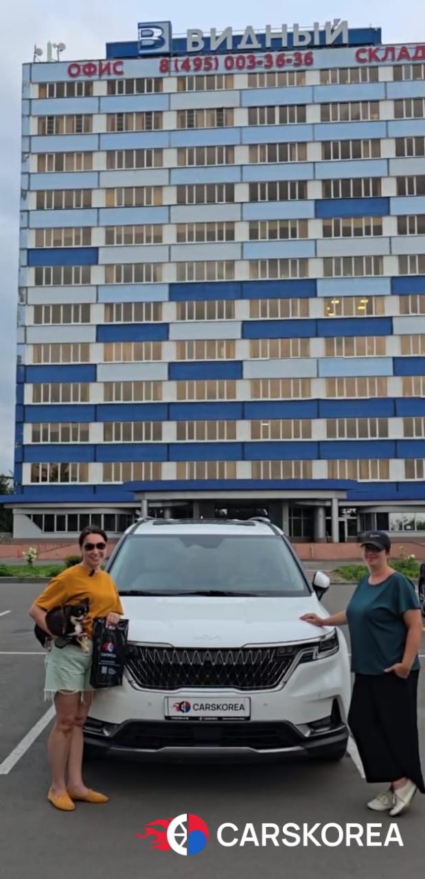 Kia Carnival IV 7-seater Noblesse, 2023 из Кореи — отзыв клиента Юлия и Ксения