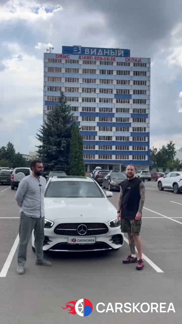 Mercedes-Benz E220d 4MATIC AMG Line, 2020 из Кореи — отзыв клиента 