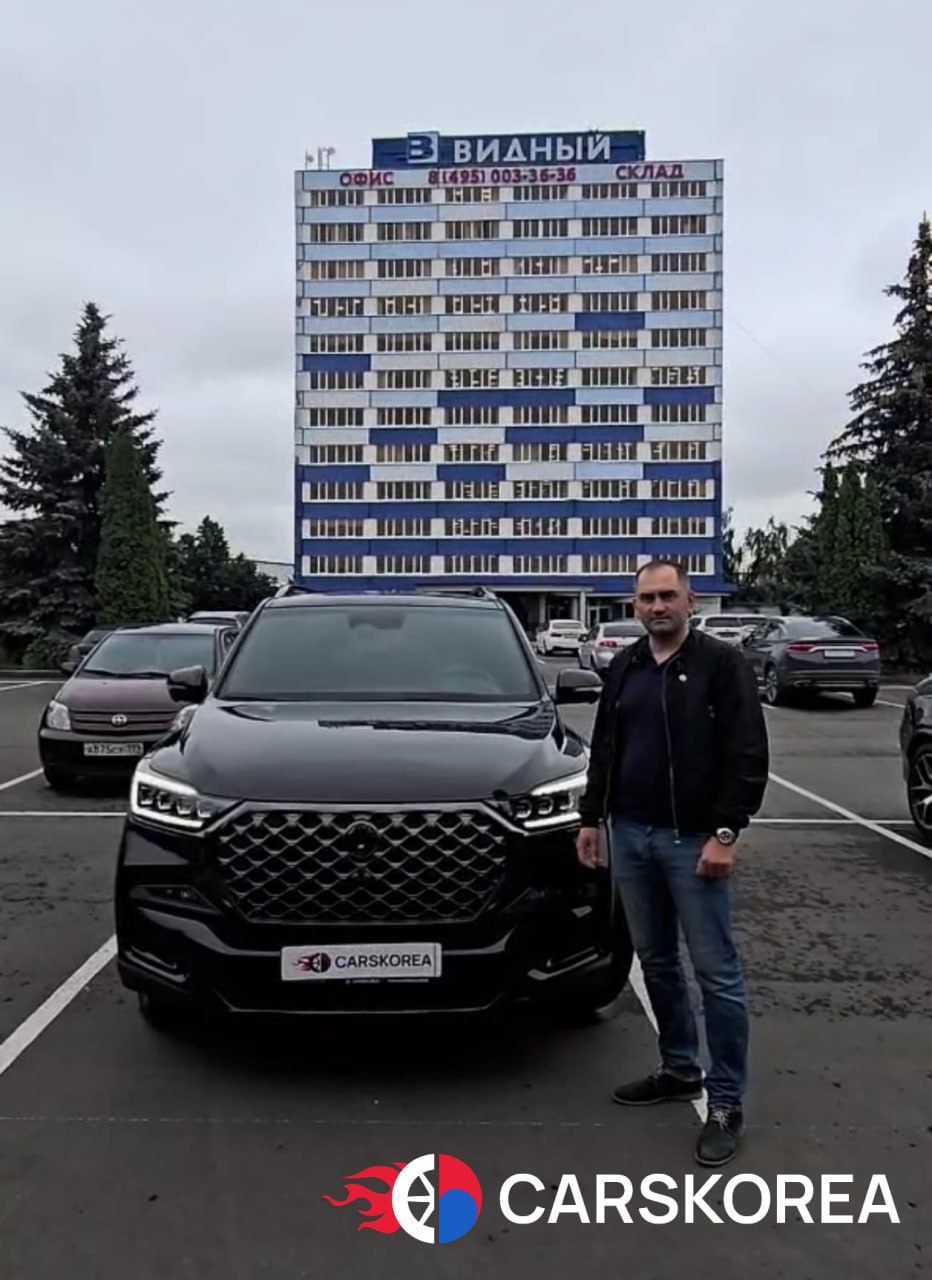 Ssangyong Rexton 2.2 4WD More Black, 2020 из Кореи — отзыв клиента Максим